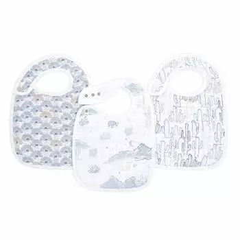 и нагрудник японский детский подарок муслиновый нагрудник на кнопках нагрудник Sunrise 32x24 см 3 шт. ASNC30014J 3 шт. [Aiden Anay] [подлинный продукт] (х 1)