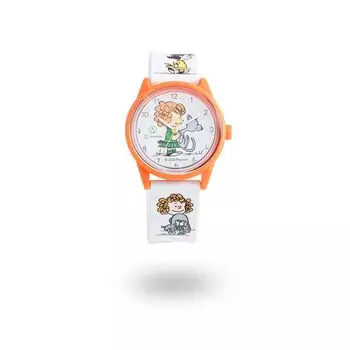 и наручные часы Cue Smile PEANUTS COLLECTION Furlong Frieda White [Cue Solar] и R02A-007VK женские оранжевый