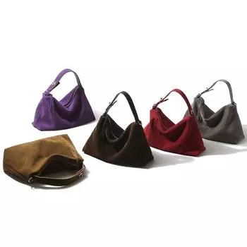 И новая сумка-подушка через плечо для женщин, японская и корейская нишевая художественная сумка на плечо из высококачественной шелковой матовой коровьей кожи, женская сумка 30x10x19cm вино красного