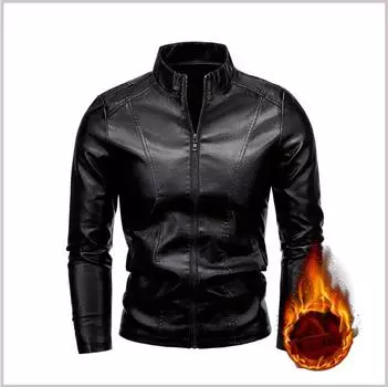 И новое мужское пальто из искусственной кожи, молодежная тенденция, повседневная большая кожаная куртка, мотоциклетная мужская одежда 4XL