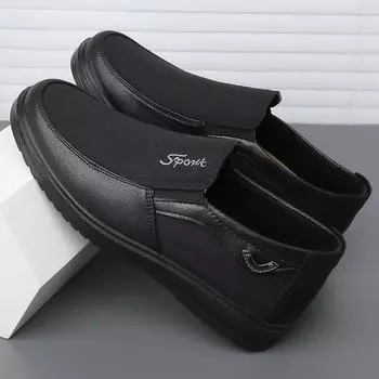 ****** и осень старые ******* тканевые туфли мужские туфли дышащие мужские одинарные туфли для среднего и пожилого возраста отцовская обувь дерзкая подошва нескользящая повседневная lar 38