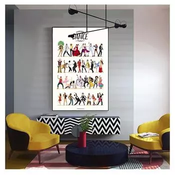 И принты, фото скандинавской девушки, все танцуют сейчас, цитата, картина, настенное искусство, домашний декор, холст, картина, знаменитая фигура, портретный постер 21cm30cm NoFrame