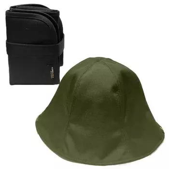 и прочный с материалом Сауна сауна вода сауна шапочка для сауны коврик Cordura хаки [Heart Beat s] [Чрезвычайно быстросохнущий высокопроизводительный
