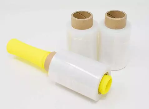 и простая упаковка Handy Wrap 150 м x 100 мм 3 рулона 1 держатель в комплекте [Простая упаковка] (3 рулона)