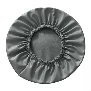 и противоскользящий круглый чехол для барного стула для сидений 12–15 дюймов серый