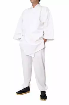 и японский специализированный магазин Craftsmanship Samue Slab Knit Weave Samue [Samue Himeka] Мужская S/M/L/LL/3L/4L/5L (4л, белый)