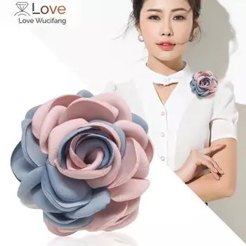 I -Remiel Тканевые Цветы Броши Искусство Ткани Женщины Высокого Качества Нагрудная Брошь Для Костюмов Булавка Для Лацкана Куртки Кардиган Аксессуары Ювелирные Изделия