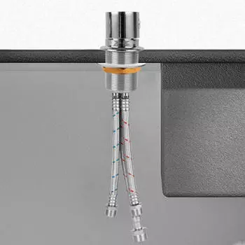 и смесительный клапан для холодной воды со шлангами, смеситель для контроля температуры воды