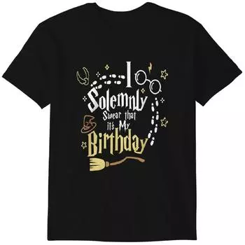 I Solemnly Swear That It s My Birthday Funny T-Shirt Classic T-shirt M
