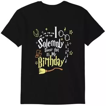I Solemnly Swear That It s My Birthday Funny T-Shirt Classic T-shirt S