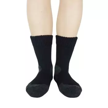 и теплые носки с начесом, холодные, впитывающие влагу, генерирующие тепло EKS [здоровые, освежающие], 22-24 см, черные, теплые, подкладка, защита, толстые, чёрный