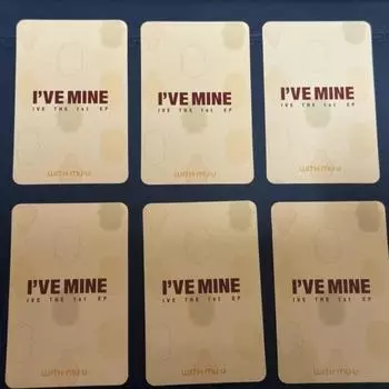 I ve Mine With Me 2nd Lucked Book Bukkake Неопубликованный Специальный набор из 6 фотокарточек