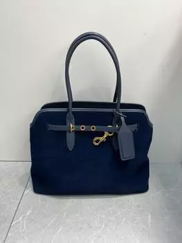 И верхний слой коровьей кожи матовая олень кожа сумка тоут из натуральной кожи большой емкости дорожная сумка на одно плечо женская высокого класса подмышка 41x13x30cm аэро