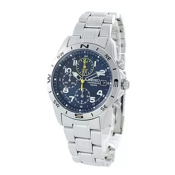 и водонепроницаемый хронограф Blue Date snd379p [Seiko Watch] Мужские Женские [Товар]