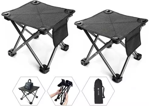 и закрывается в 1 Складной уличный компактный легко загружаемый вместимость для спортивного пикника сумка для хранения в комплекте серый [открывается второй] стул, стул, табурет,