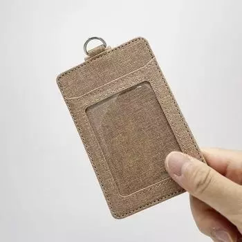iANT Pass ID Card Удостоверение личности сотрудника Кошелек-ожерелье Чехол-катушка, бежевый, 1 шт.