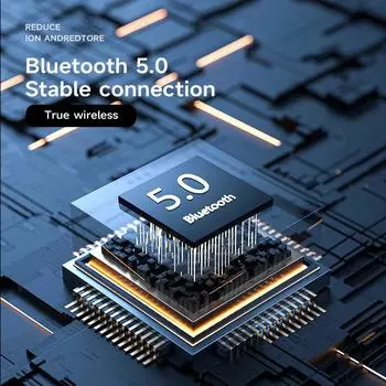 IB-C004 Bluetooth-гарнитура с долгим сроком службы, сенсорным экраном, цифровым шумоподавлением, беспроводная TWS-гарнитура с приложением чёрный