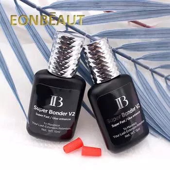 IB SUPER BONDER V2 Фиксирующий агент для наращивания ресниц Праймер-отверждение клей для прививки ресниц Прозрачная жидкая связка
