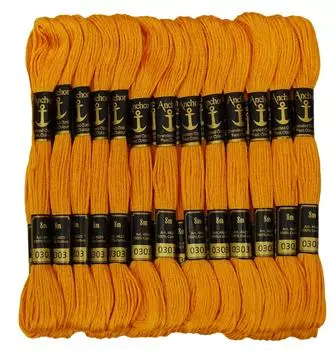 IBA Indianbeautifulart Многожильная хлопковая нить Ручная вышивка крестиком Швейная мулине Skeins-Fire Pack Of 25 Skeins (8 Meter Each) зелёный