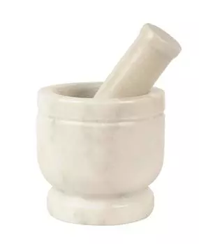 IBA Indianbeautifulart Мраморный камень, белая ступка и пестик, натуральный полированный камень, дробилка для таблеток, мельница для специй, чаша для трав, песто. белый