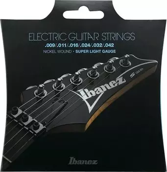 Ibanez 6-струнная электрогитара с никелированной обмоткой, сверхлегкий калибр IEGS6