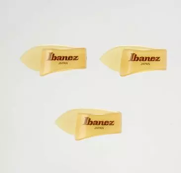 IBANEZ Медиатор для большого пальца из материала, похожего на гвозди, серия ULTEM, БОЛЬШОЙ размер, упаковка PULT1, янтарный цвет, 1,2 мм, 3 шт.