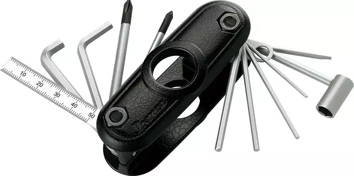 Ibanez Multi Setup Tool для электрогитары, баса и (Метрический стандарт) Байкерс Блэк MTZ11-BBK