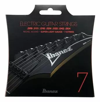 Ibanez Nickel Wound для электрогитар Light 7-Strings/Super 09-54 [IEGS7]