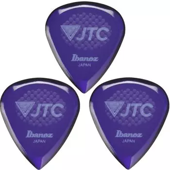 Ibanez Новый материал Тритан Высокая износостойкость резиновая рукоятка медиатор для гитары [набор 3] JTC1R-AMT/фиолетовый противоскользящий 2.5 мм