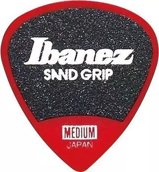 Ibanez Pick MEDIUM Sand Grip Short Teardrop PA16MSG-RD (0,80 мм) (красный)