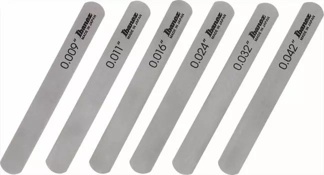 Ibanez Prestige Nut File Set for Electric Guitar Set of 6 4449EG6X (.009 - .042 Gauge)