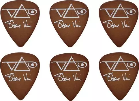 Ibanez Steve Vai Signature Pick 6 Pack [Brown] B1000SV-BR