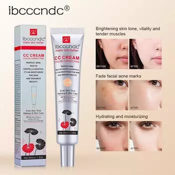 Ibcccndc Ceda CC Frost Moisturizing Увлажняющий консилер перед макияжем, никогда не снимаемый макияж и CC-крем Trimite 02