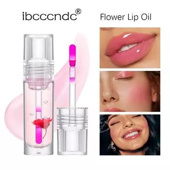Ibcccndc Flowers, Теплое масло для губ, Увлажнение, Увлажняющее масло для губ, Omit Lip, Цветочное масло для губ 01