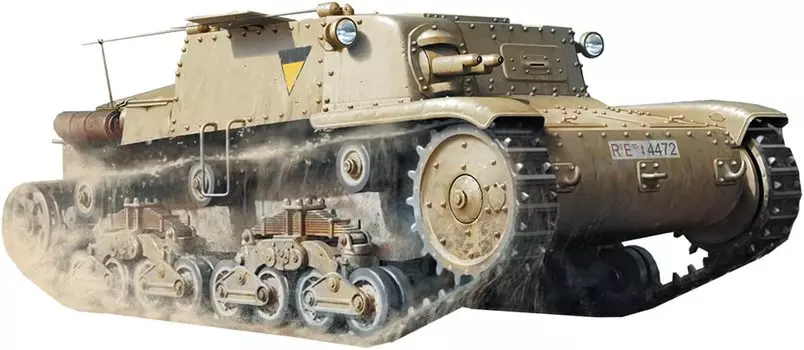 IBG Итальянский командный танк Carlo Commando 8-мм Breda Twin Machine Gun Type Пластиковая модель PB72129 1/72 M13/40