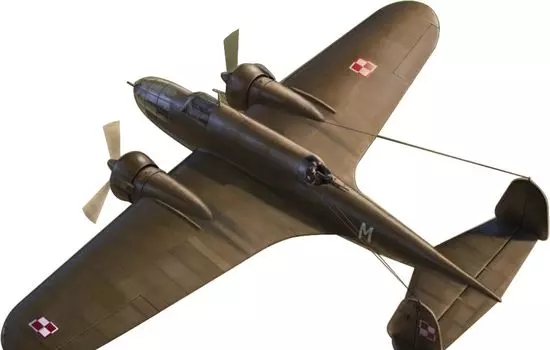 IBG Polish bomber Roche Los plastic model PB72514 1/72 twin-engine PZL.37B1