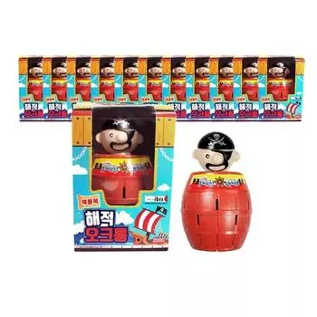 Ibis Bokbulbok Pirate Oak Barrel Knife Holding Game CR10740 12p, популярная корейская игра