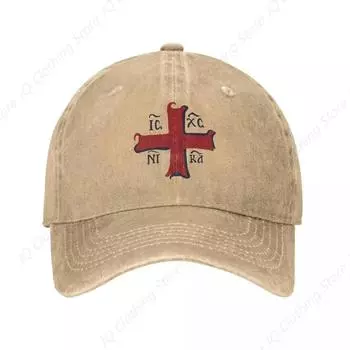 IC XC NIKA Baseball Cap Vintage Distressed Washed Jesus Christ Is Winner Snapback Hat Running Golf Caps Hat