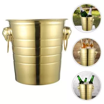 Ice Bucket Bar Reliable Drinks Cooler Stainless Steel Beer Bottle Beverage KTV Baby