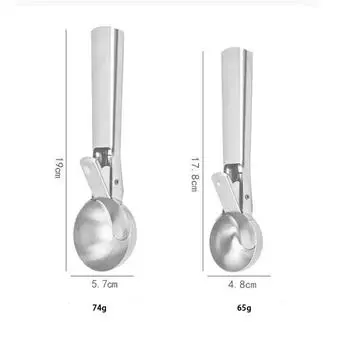 Ice Cream Scoops Watermelon Fruit Spoon Scoop Stainless Steel Fruit Scoop Multifunctional Cream Dipper Tool