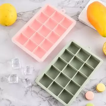 Ice Cube Mold Honeycomb Silicone Ice Cube Maker Ice Tray Mould Reusable Food Grade Ice Maker With Lids For Summer Juice Wine