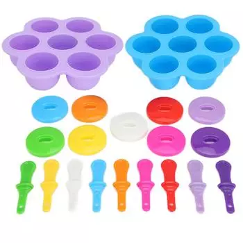 Форма для кубиков льда для ухода за кожей лица, роликовая форма для кубиков льда, поднос для компресса льда для лица Purple