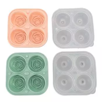 Ice Cube Tray Easy Release TPR Exquisite Multipurpose Ice Cube Maker Mould for Home Bar L