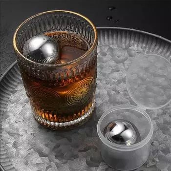 Ice Cubes Reusable Stainless Steel 38MM Convenient