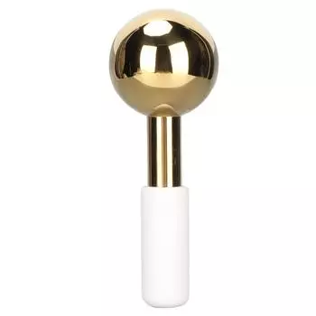 Ice Globes Золотой шарик из нержавеющей стали Anti Age Успокаивает кожу Уменьшает раздражение Снимает отечность Воспаление белый