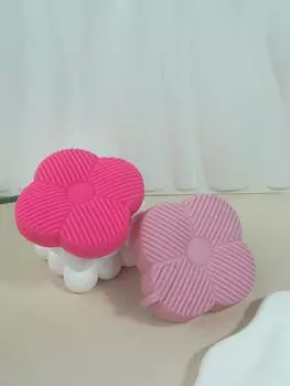 Ice roller Skin care beauty lift contour tool Four-leaf clover Ice Cube tray Ice hockey face massager Skin care tool розовый