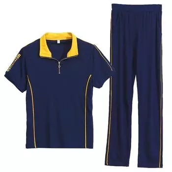 Ice Roman Стенд Шея Молния Из двух частей Повседневный комплект Модный комплект из двух частей M