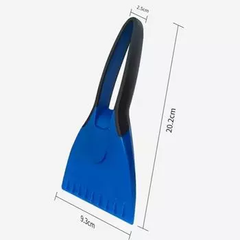 Ice Scraper Anti-Slip And Durable Mini Car Snow Shovel Winter Snow Removal Cleaning Tool Ice Scrapers For Car Windshield синий