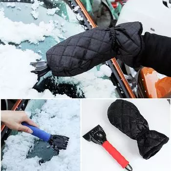 Ice Scraper Auto Car Winter Cleaning Tool Ice Scraper For Camping Home Outdoors Shovel Windshield Snow Removal Accessories Kit красный