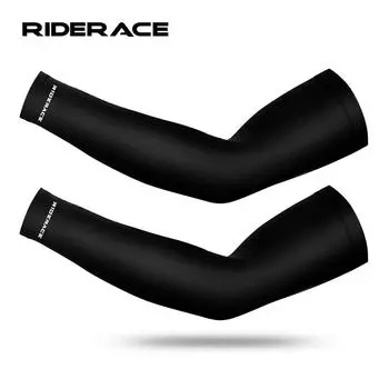 Ice Silk Arm Sleeve Summer Breathable Quick Dry Sun UV Protection For Sports Outdoor Running Fitness Cycling Sport Sleeve Cover S белый